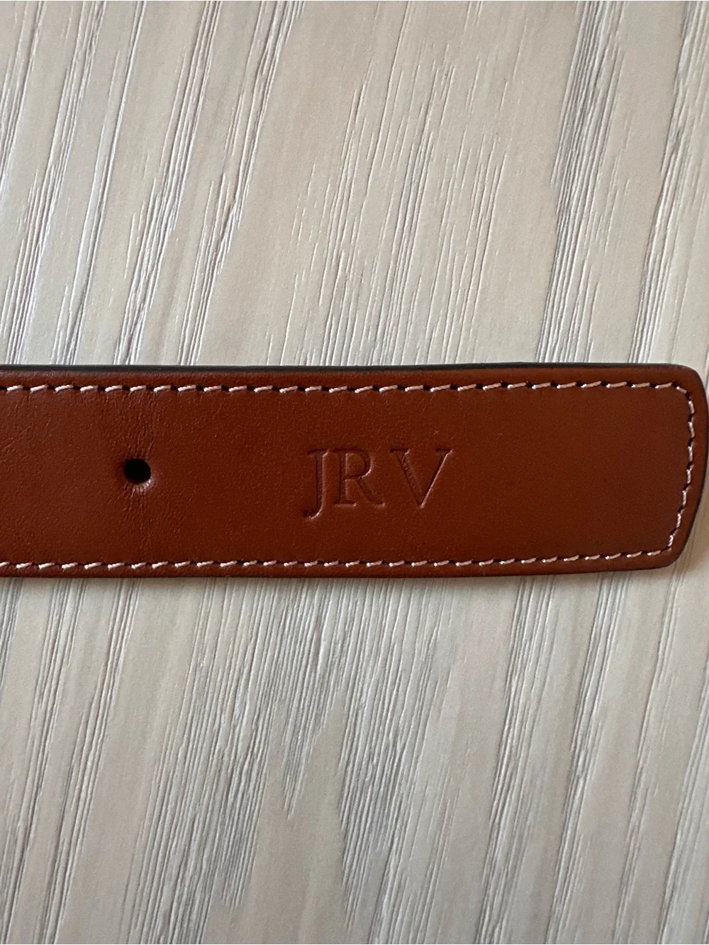 La Matera monogrammed “jrv”